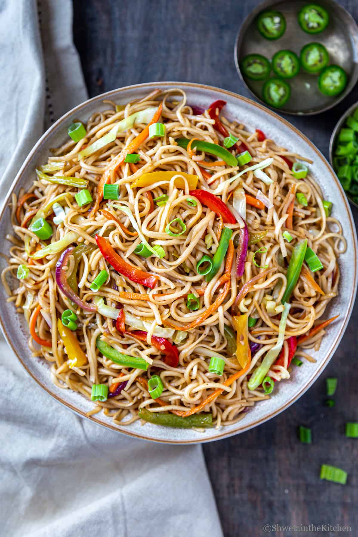 Veg Hakka Noodles Amalapuram